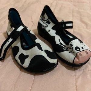 Cute cow shoes